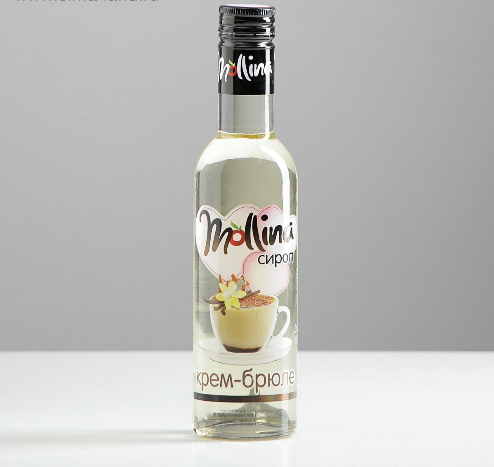 Сироп Mollina, (стекло), 345г. (вкус Крем-брюле)